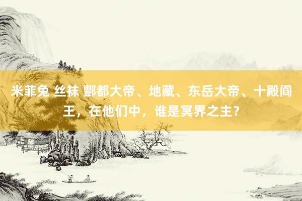 米菲兔 丝袜 酆都大帝、地藏、东岳大帝、十殿阎王，在他们中，谁是冥界之主？