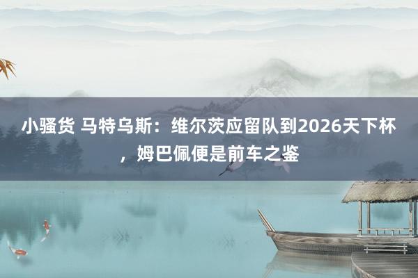 小骚货 马特乌斯：维尔茨应留队到2026天下杯，姆巴佩便是前车之鉴