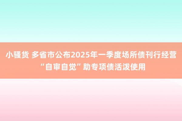 小骚货 多省市公布2025年一季度场所债刊行经营 “自审自觉”助专项债活泼使用