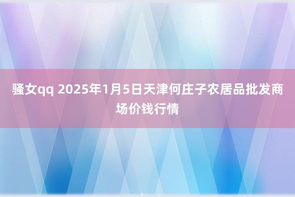 骚女qq 2025年1月5日天津何庄子农居品批发商场价钱行情