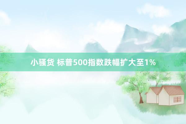 小骚货 标普500指数跌幅扩大至1%