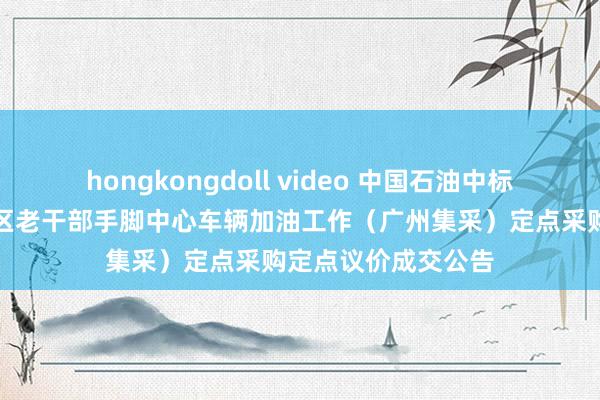 hongkongdoll video 中国石油中标效果：广州市白云区老干部手脚中心车辆加油工作（广州集采）定点采购定点议价成交公告